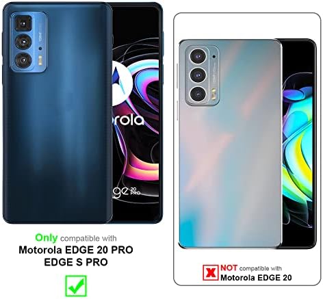 Cadorabo Esetben Kompatibilis Motorola Szélén 20 PRO/S Edge PRO Teljesen Átlátszó - védőburkolat Készült Rugalmas TPU