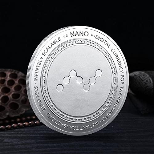 2DB Emlékérme Aranyozott Ezüst Digitális Virtuális Nano Érme titkosított Valuta 2021 Limited Edition Gyűjtemény, Érme