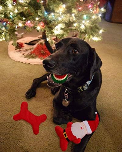 4 Csomag Karácsonyi Kutya Játékok a Kis Kutyák,Karácsonyi Kutya Ajándékok