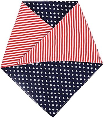 Lamphyface Amerikai Zászló Kutya Kendő Előke Sál Nyakörv Nyakkendő Állítható július 4. Függetlenség Napja