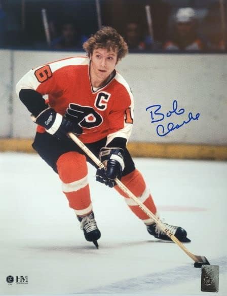 Dedikált Bobby Clarke 11x14 Philadelphia Flyers Fotó COA