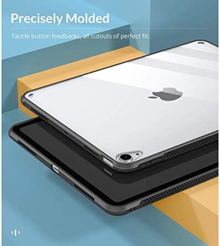 MoKo Ügy Illeszkedik iPad Air 5./4. Generációs 10.9 Hüvelyk 2022/2020 - Vékony, Átlátszó, Kemény PC Átlátszó hátlap,