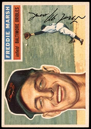 1956 Topps Baseball 23 Freddie Marsh Baltimore Orioles Kiváló Szürke Vissza