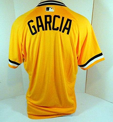 2018 Pittsburgh Pirates Carlos Garcia Játék Kibocsátott Sárga trikót 1979 TBTC 500 - Játék Használt MLB Mezek