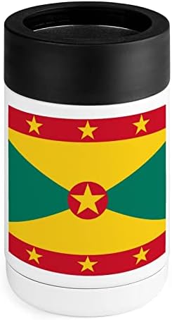 Grenada Zászló Hűvösebb Kupa Rozsdamentes Acél Szigetelt Lehet Hűtők Jogosultja Dobon szemhéjakkal a Nők a Férfiak Ajándékok