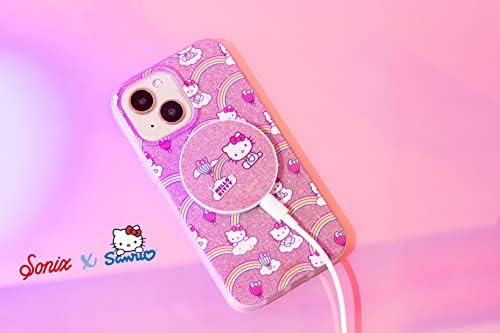 Sonix x Sanrio Telefon tok iPhone 13, Kompatibilis MagSafe (Szivárvány Hello Kitty)