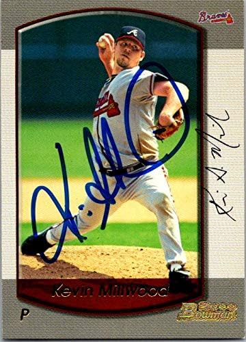 Autogramot Raktár 651441 Kevin Millwood Dedikált Baseball Kártya - Atlanta Braves, 2000 FT Bowman - No. 72