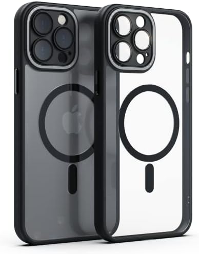 miak iPhone 13 Pro Esetben Kompatibilis a MagSafe, a Kamera Lencséje a Teljes Borító, Fekete