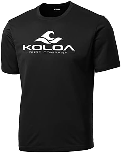 Koloa Surf Klasszikus Hullám Nedvesség Wicking Atlétikai Atlétikai Képzés Pólók