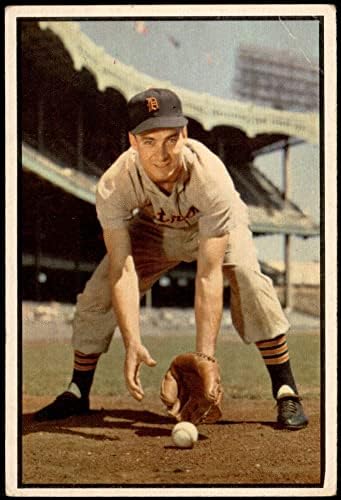 1953 Bowman 125 Fred Hatfield Detroit Tigers (Baseball Kártya) VG+ Tigris