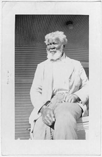 HistoricalFindings Fotó: Mose Hursey,Ex-Rabszolga,Freedmen,Dallas,Texas,Afro-Amerikai Férfi,1937 1