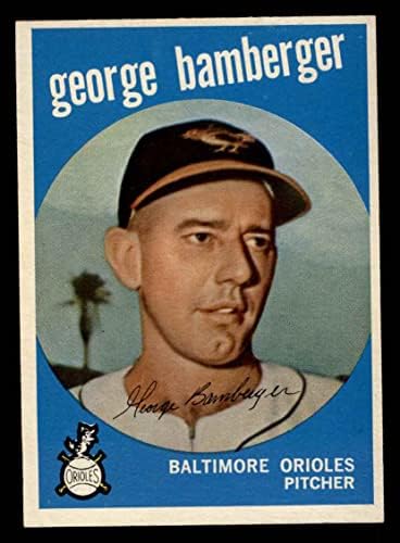 1959 Topps 529 George Bamberger Baltimore Orioles (Baseball Kártya) EX/MT Orioles