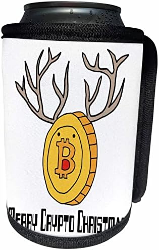 3dRose Vicces Bitcoin Crypto Valuta Érme, Rudolf, a Rénszarvas. - Lehet Hűvösebb Üveg Wrap (cc_354144_1)