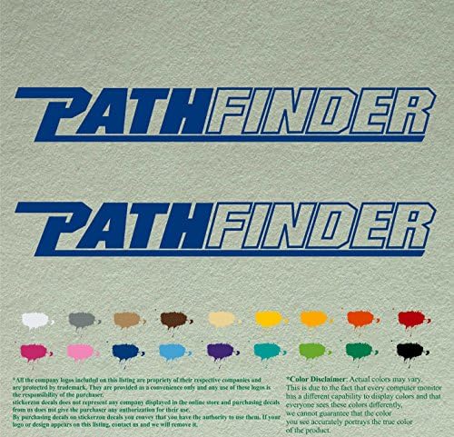 Pár Pathfinder Hajó Kompatibilis Csere Helyreállítása Matricák Vinyl Matricák, Kívül felszerelhető Motor Szett, 2 (36,