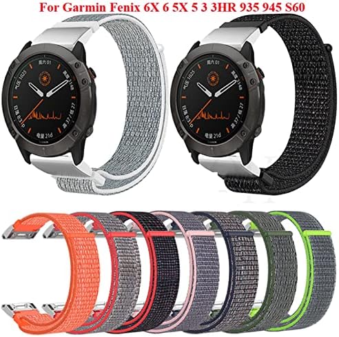 DAIKMZ gyorskioldó Nylon Watchband Szíj, a Garmin Fenix 7X 6X 7 6 Pro Fenix 5X 5 3 3HR 935 945 Smart Óra 22 26mm Heveder