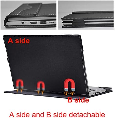 XJchen Laptop táska Kompatibilis HP Spectre x360 14-ef 14-ef000 14-ea 14-ea000 14t-ea Fedezze Védő Bőr Ujja Notebook