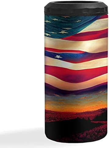 Egyedi Amerikai Zászló Szigetelt Slim Lehet Hűvösebb - Erdő Hűvösebb - A Legjobb Design Szigetelt Slim Lehet Menőbb