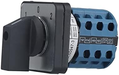 1db LW28-20 5-20A 220V Selector Rotary Switch Egyetemes Átváltó Kapcsoló 3 állású 3 Csomóval