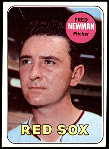 1969 Topps 543 Fred Newman, a Boston Red Sox (Baseball Kártya) VG Red Sox