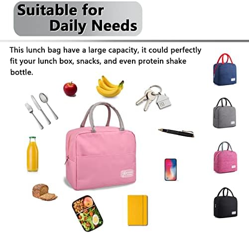 ZVOSOO Szigetelt Ebéd Táskák a Nők, mind a Férfiak, Újrafelhasználható gyerekek Ebéd Táskák, Vízálló Ebéd Bag,Multi-Pocket