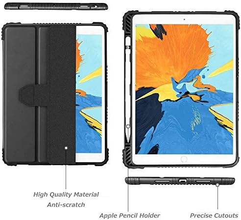 Tablet PC tok iPad Pro 10.5 TPU + PC Bőr alá Szerelt Mágneses Felszívódását Három Fold Lapos Tányér Anti Tartozó Ujja