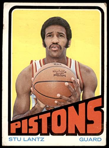1972 Topps 16 Stu Lantz Detroit Pistons (Kosárlabda Kártya) Dean Kártyák 2 - JÓ Pistons