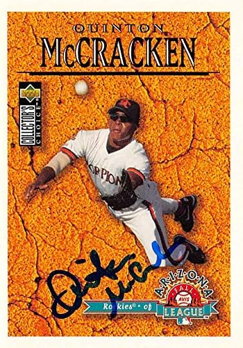 Autogramot Raktár 637770 Quinton Mccracken Dedikált Baseball Kártya - Colorado Rockies - 1996 Felső Szinten Szám 661