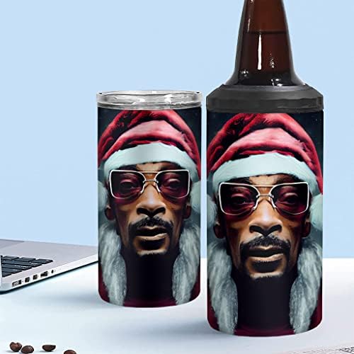 Snoop Dog Santa Szigetelt Slim Lehet Hűvösebb - Vicces Lehet Hűvösebb - Grafikus Szigetelt Slim Lehet Menőbb