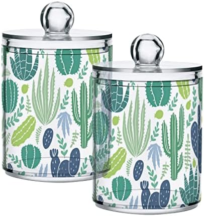 Kaktusz Zöld Pamut Jogosultja Wc Tartályok Üvegek szemhéjakkal Meghatározott Pamut Labdát Pad Kör Jogosult Jar a Vatta