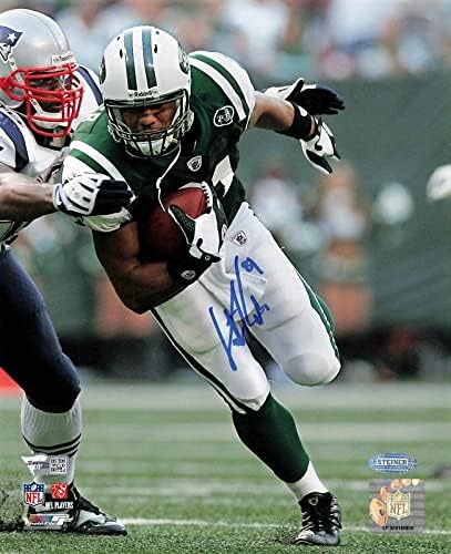 Dustin Keller aláírt 8x10 fotó Fanatikusok New York Jets Aláírt - Dedikált NFL-Fotók